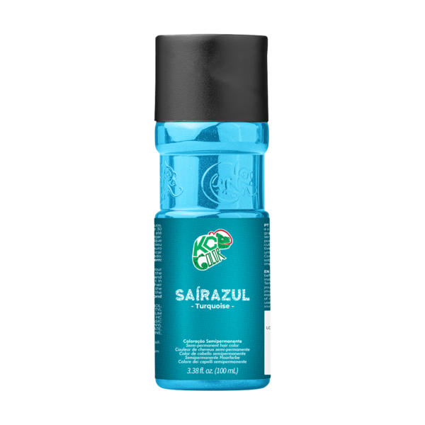 KC Color - Máscara Pigmentante Semi-Permanente, Saírazul, Turquesa 100ml